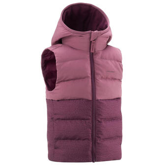 Decathlon Gewatteerde bodywarmer voor kinderen 2-6 jaar paars aanbieding