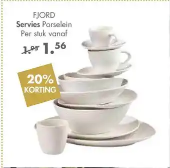 Casa Fjord Servies Porselein aanbieding