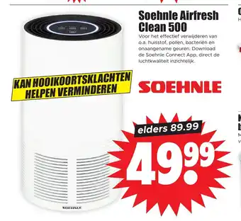 Dirk Soehnle Airfresh Clean 500 aanbieding