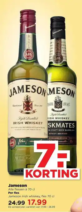 PLUS Jameson 70cl aanbieding