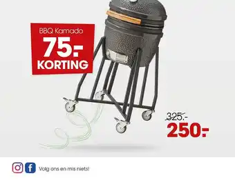 Kwantum BBQ Kamado aanbieding