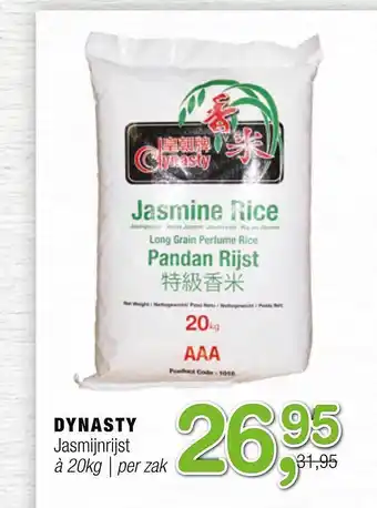 Amazing Oriëntal Dynasty Jasmijnrijst 20kg aanbieding