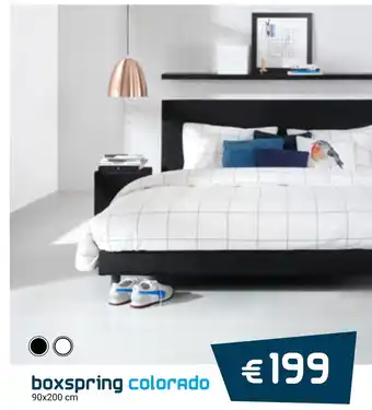 Beddenreus boxspring colorado 90x200 cm aanbieding