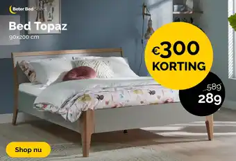 Beter Bed Bed Topaz 90x200 cm aanbieding