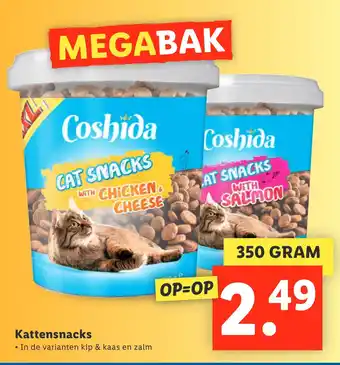 Lidl Kattensnacks 350g aanbieding