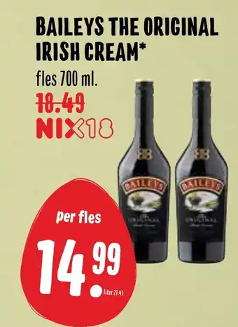 MCD Supermarkt Baileys The Original Irish Gream* 700ml aanbieding