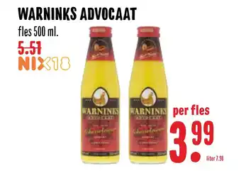 MCD Supermarkt Warninks Advocaat 500ml aanbieding