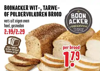 MCD Supermarkt Boonacker Wit-, Tarwe- Of Poldervolkoren Brood aanbieding