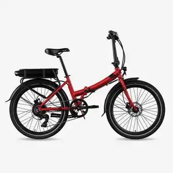 Decathlon Elektrische vouwfiets 24 smartbike - legend siena 13 ah zwart aanbieding