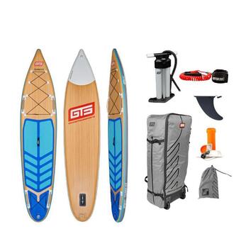 Decathlon Sup touring premium stand up paddle opblaasbaar xcross technologie 12´6 - 9,3 kg aanbieding