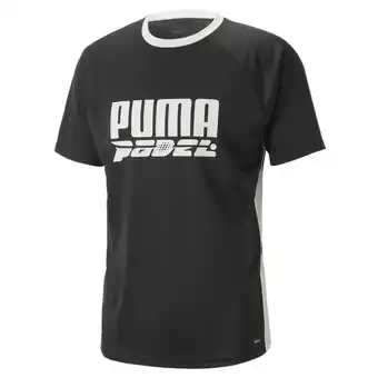 Decathlon Teamliga t-shirt met padellogo voor heren puma aanbieding