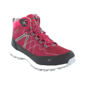 Decathlon Dames/dames samaris lite wandelschoenen (kersenroze/brielgrijs) aanbieding