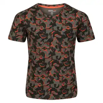 Decathlon Kinderen/kinderen bosley v camo tshirt (druivenblad) aanbieding