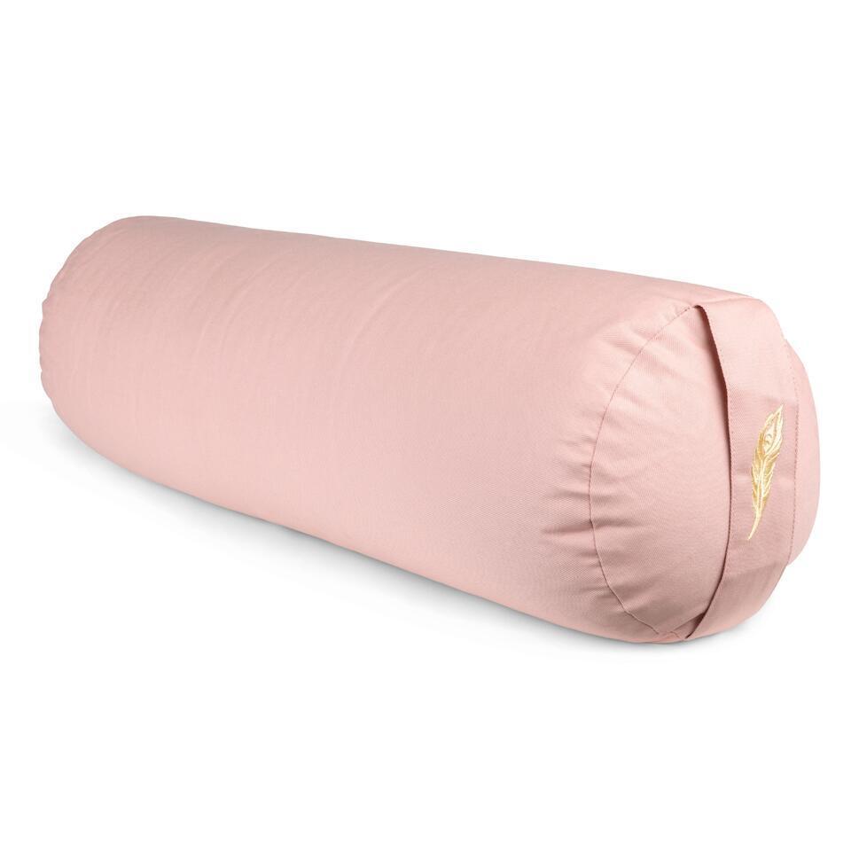 Mindbaas yoga bolster eco roze 60 x 20 (lengte x diameter