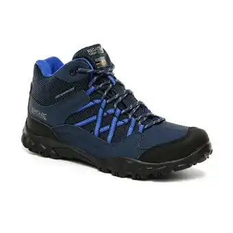 Decathlon Edgepoint waterdichte, middelhoge wandelschoenen voor kinderen - donkerblauw aanbieding