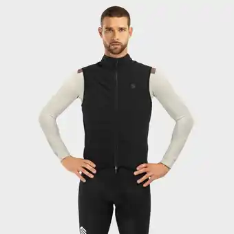 Decathlon Thermisch vest wielrennen siroko srx ultra warm zwart heren aanbieding