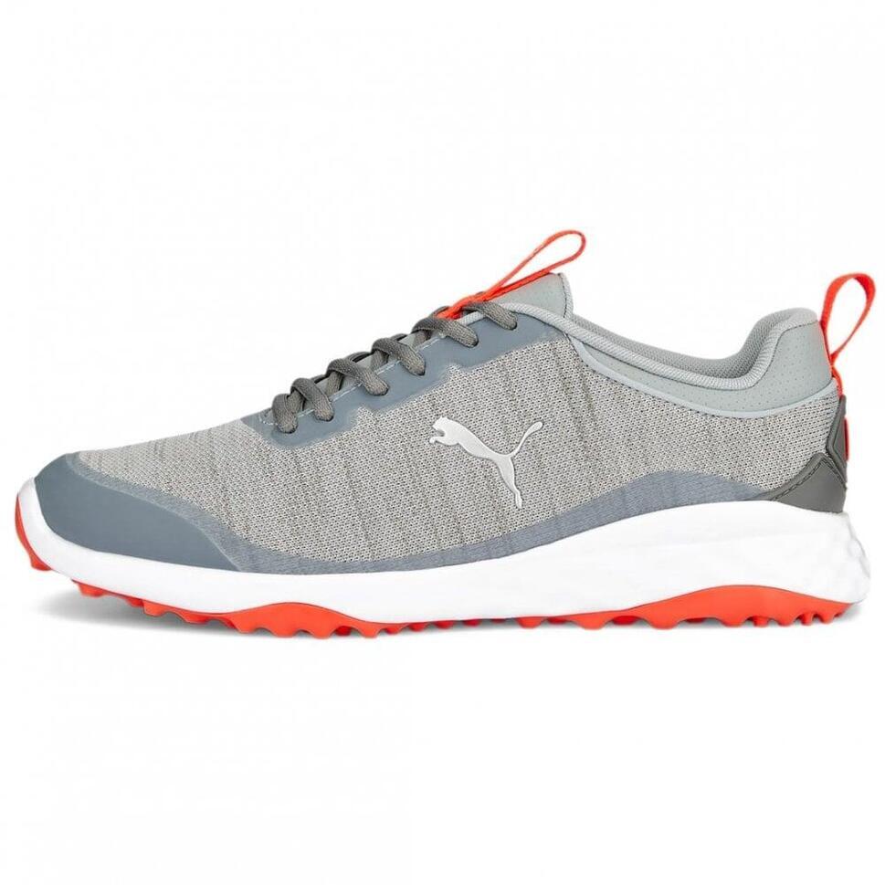 VEACAM Waterdichte Golfschoenen, Leer Spiked Golfschoeisel Veters Comfortabele Golftrainingssneakers,Blauw,44 EU