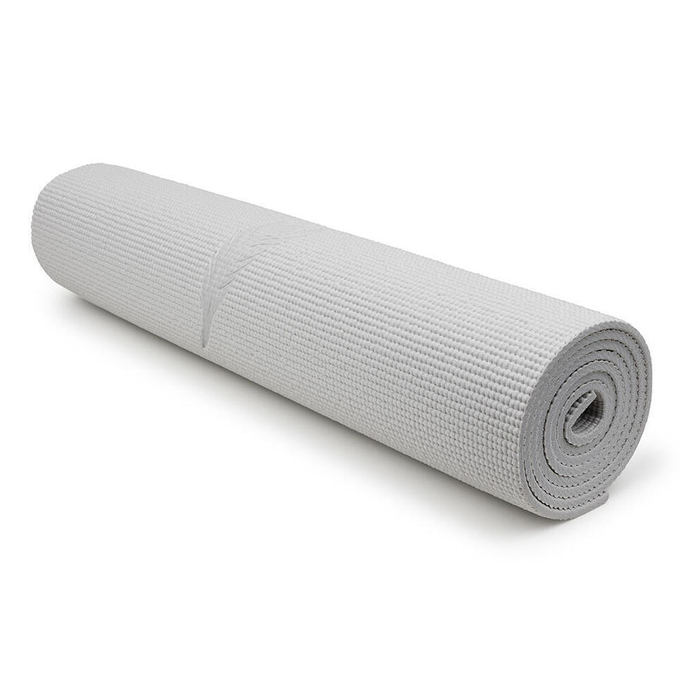 Mindbaas yoga mat extra dik (6mm) grijs aanbieding bij Decathlon