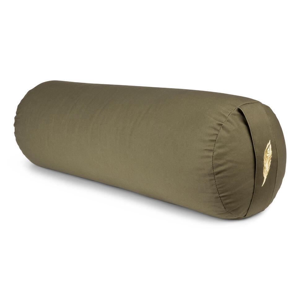 Mindbaas yoga bolster eco donkergroen 60 x 20 (lengte x