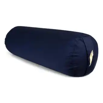 Decathlon Mindbaas - yoga bolster - eco - donkerblauw - 60 x 20 (lengte x diameter) aanbieding