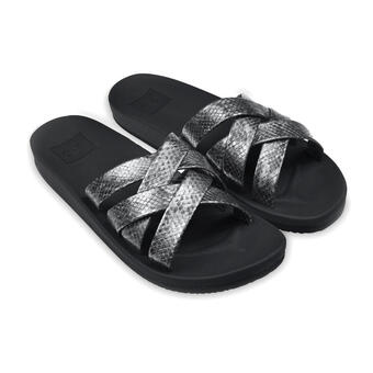 Decathlon Braziliaanse teenslippers voor dames in de kleur zilver aanbieding