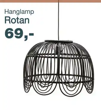 IN.HOUSE Hanglamp Rotan aanbieding