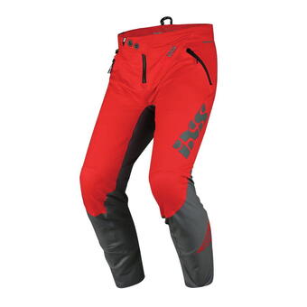 Decathlon Trigger fietsbroek - rood/grijs aanbieding