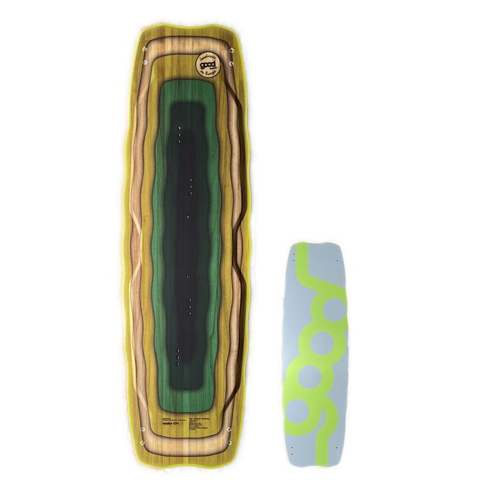 Goodboards snake freeride board avec act aanbieding bij Decathlon