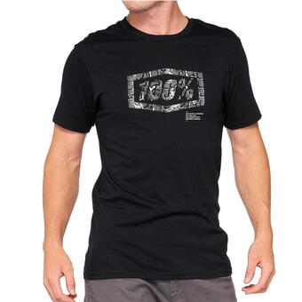 Decathlon Essential - t-shirt - zwarte slang - zwart/wit aanbieding