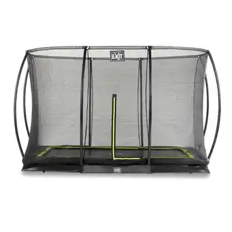 Decathlon Trampoline - silhouette inground (incl. veiligheidsnet) - 244 x 366 cm - roze - aanbieding