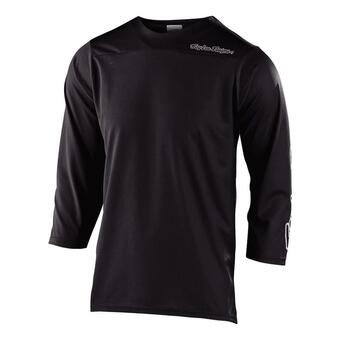 Decathlon Ruckus 3/4 jersey - jersey 3/4 mouw - zwart aanbieding