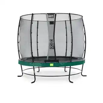 Decathlon Trampoline - elegant (incl. economy veiligheidsnet) - 305 cm - groen - trampolin aanbieding