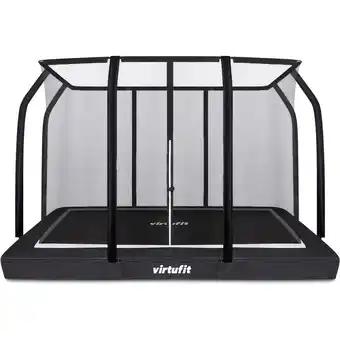 Decathlon Trampoline - premium inground trampoline met veiligheidsnet - 244 x 366 cm aanbieding