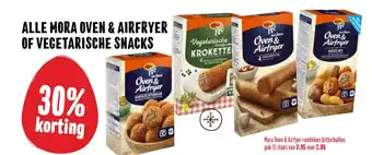 MCD Supermarkt Alle Mora Oven & Airfryer Of Vecetarische Snacks aanbieding