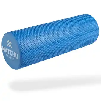 Decathlon Foam roller zacht - blauw - 45cm - ø 15cm aanbieding