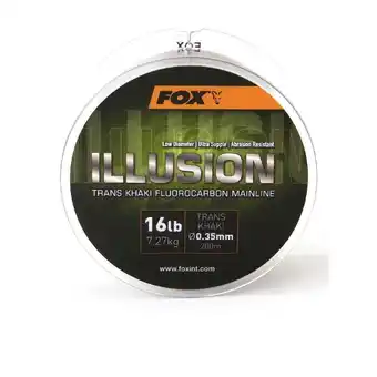 Decathlon Fox illusion mainline trans khaki 0.39 mm 19 lbs 200 m aanbieding