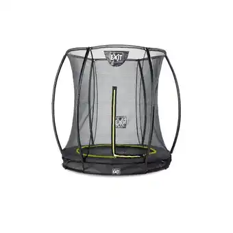 Decathlon Trampoline - silhouette inground (incl. veiligheidsnet) - 183 cm - zwart - tramp aanbieding