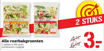 CoopCompact Roerbakgroenten 2*400g aanbieding