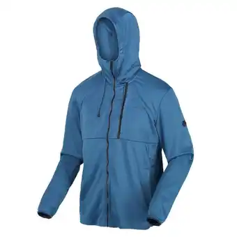 Decathlon Boyare wandelhoody met volledige rits voor heren - blauw aanbieding