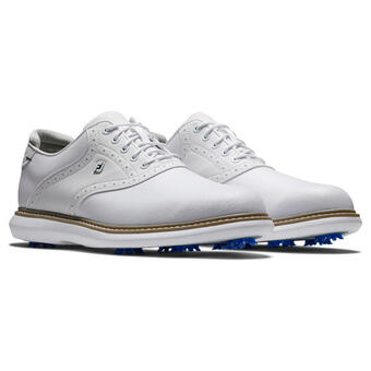 Decathlon Waterdichte golfschoenen voor heren tradition wit aanbieding