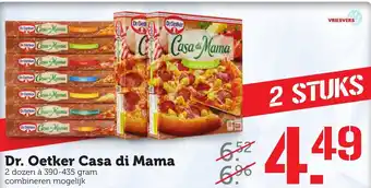 CoopCompact Dr. Oetker Casa di Mama 2*390-435g aanbieding