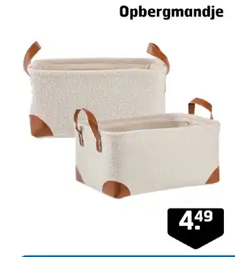 Trekpleister Opbergmandje aanbieding