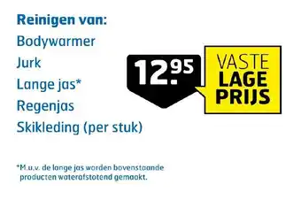 Trekpleister Bodywarmer Jurk Lange jas* Regenjas Skikleding (per stuk) aanbieding