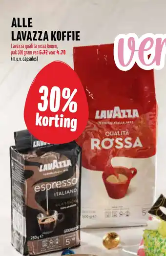 MCD Supermarkt Alle Lavazza Koffie aanbieding