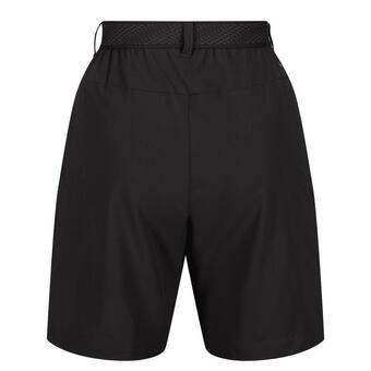 Decathlon Mountain ii korte wandelbroek voor dames - zwart aanbieding