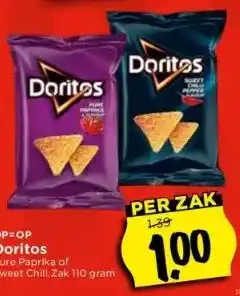 Vomar Voordeelmarkt Op=op doritos pure paprika of aanbieding