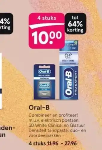 Etos Oral-B 4 stuks aanbieding