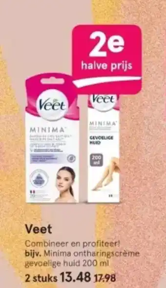 Etos Veet 2 stuks aanbieding