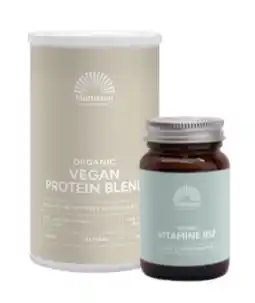 De Online Drogist Mattisson healthstyle - organic vegan protein en vitamine b12 1000mcg - 2 stuks aanbieding