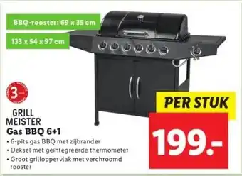 Lidl Gas bbq 6+1 aanbieding